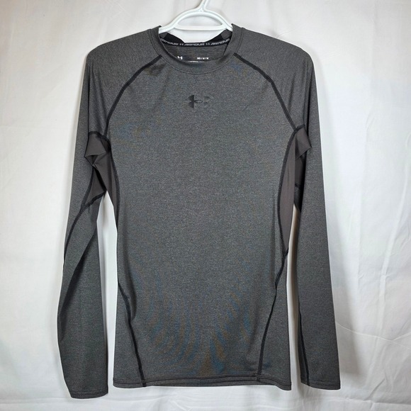 Under Armour Other - Under Armour HeatGear Compression Mens Medium Gray Long Sleeve Shirt